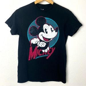 Disney Mickey Mouse Graphic Tee Shirt 100% Cotton Women’s Size Small T-Shirt